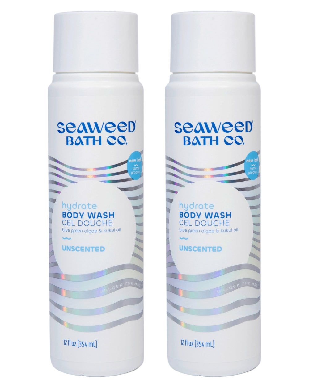 Seaweed Bath Co Hydrate Body Wash - bouteille : hydratation durable pour peau sensible