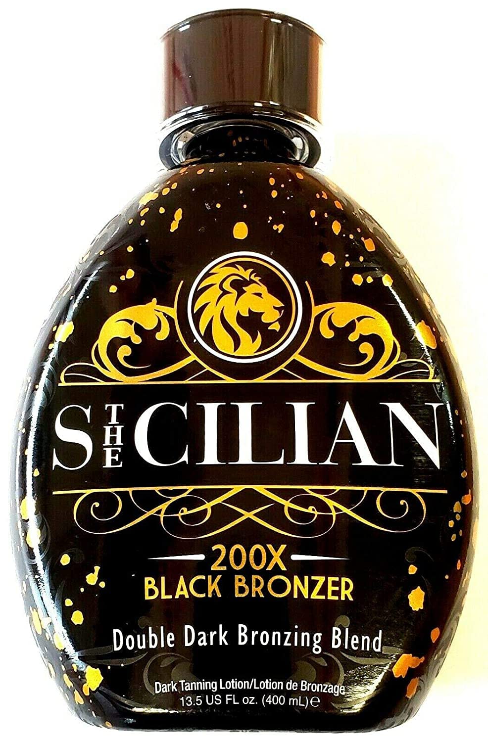 The Sicilian 200X bronzer noir, bouteille: teint profond et naturel