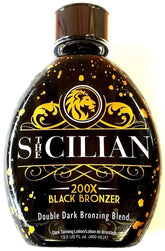 The Sicilian 200X bronzer noir, bouteille: teint profond et naturel