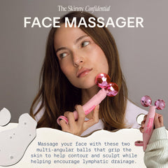 Rouleau visage The Skinny Confidential au design ergonomique