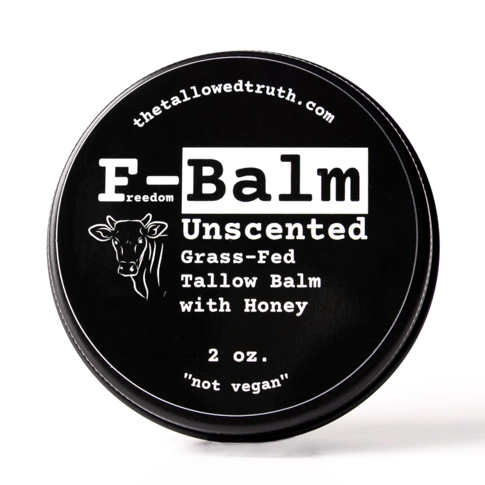 The Tallowed Truth F-Balm Tallow pour visage: hydratation légère au quotidien.