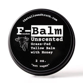 The Tallowed Truth F-Balm Tallow pour visage: hydratation légère au quotidien.