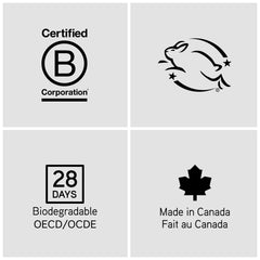 Emballage biodégradable du Daily Conditioner The Unscented Company