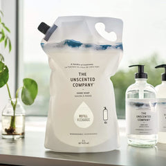 Recharge The Unscented Company avec étiquette neutre, sans parfum ni colorant