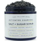 The Yellow Bird gommage charbon actif visage – exfolie en douceur pour peau lisse