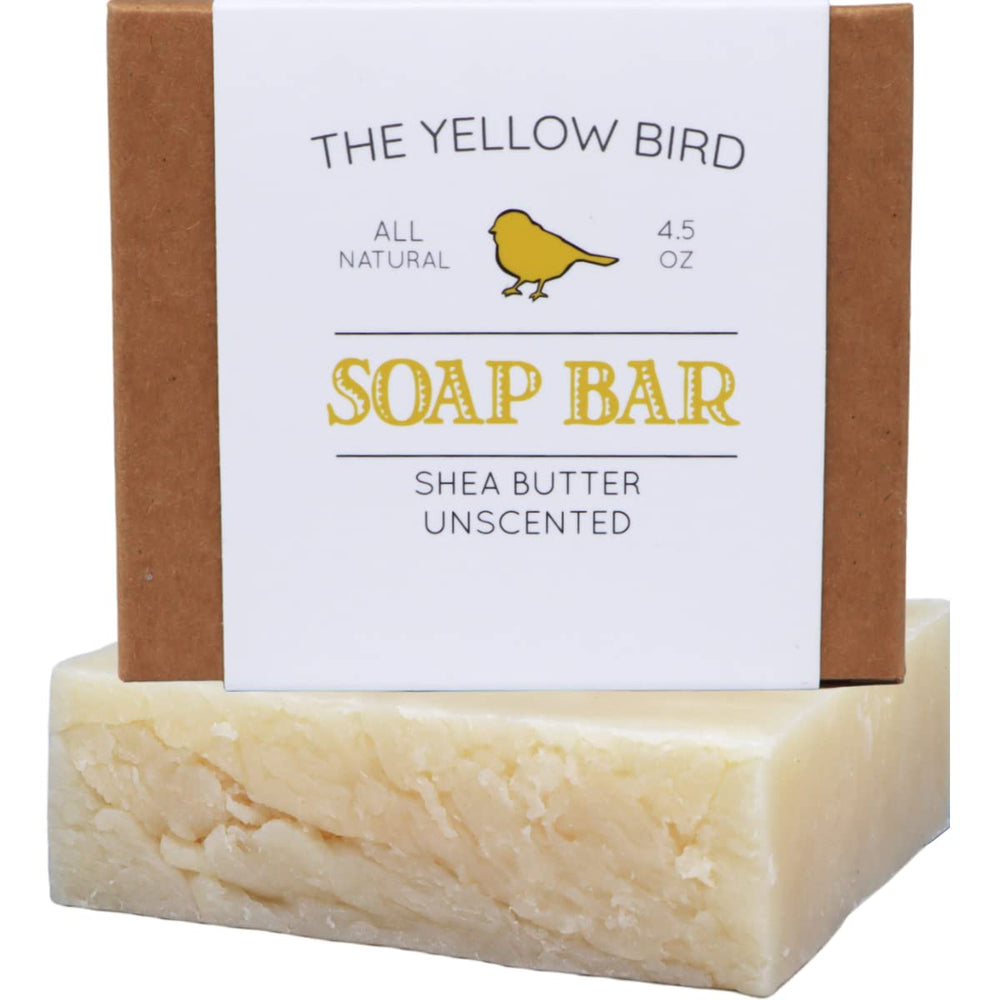 The Yellow Bird savon sans parfum pour visage, doux et hypoallergénique