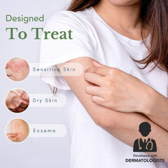 Theraplex Baume Barrière – application sur les mains pour une hydratation rapide.