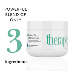 Theraplex Crème émolliente – coudes et genoux secs bénéficient d’un soin ciblé.