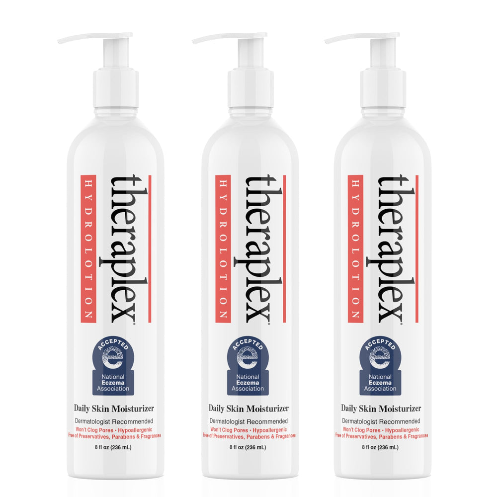 Theraplex Hydrolotion : bouteille prête à l'emploi et hydratation légère.