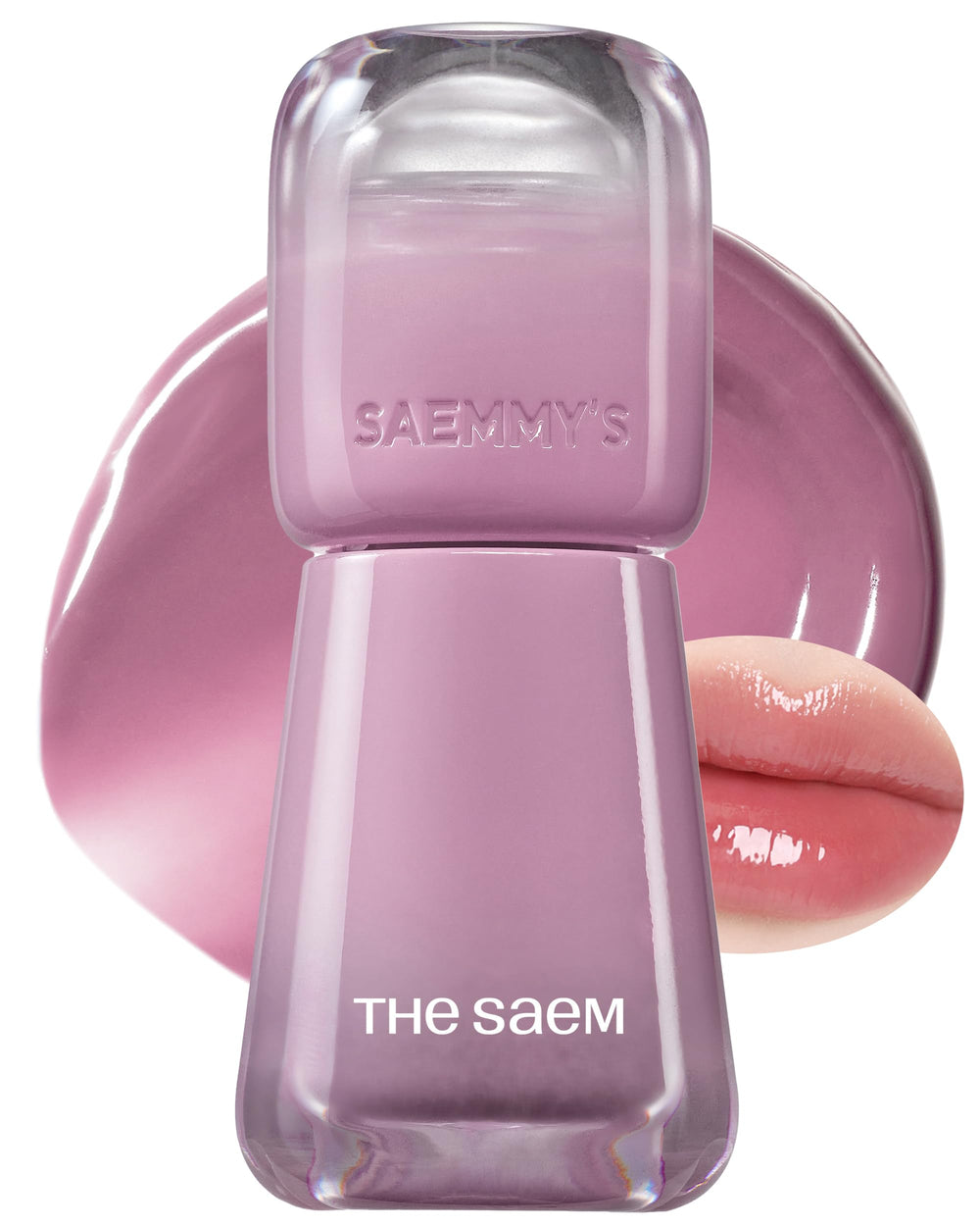 THESAEM Ade Shot Tint – bouteille eau-gel, hydratation légère pour lèvres naturelles.