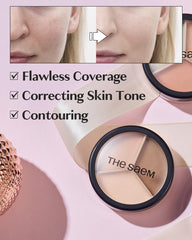Texture baume fondante THESAEM pour une couvrance confortable.