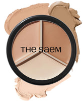 THESAEM correcteur triple en palette 02 contour beige pour un contouring précis.