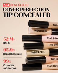 Texture légère du concealer THESAEM pour un confort tout au long de la journée.