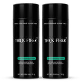 THICK FIBER: bouteille 25 g brun foncé, pack 2 pour cheveux clairsemés.