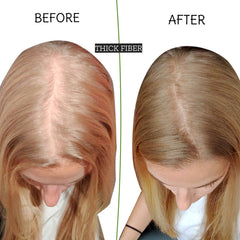 Medium blonde color swatches for Thick Fiber matching hair tones.