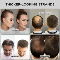 THICK FIBER: mélange de fibres naturelles pour un look capillaire plus dense.