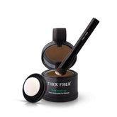 THICK FIBER poudre couverture racines grises pour un look instantané et naturel.