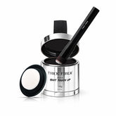 Thick Fiber poudre retouche racines noires pour couvrir les cheveux gris.