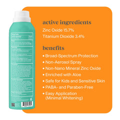 Flacon spray Thinksport 6oz pour enfant, pratique lors des sorties.