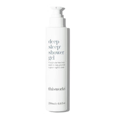 THISWORKS Gel Douche Sommeil Profond – bouteille, apaisement immédiat pour la peau et l’esprit.