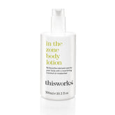 THISWORKS In The Zone – Bouteille de lotion corps, hydratation efficace pour peau douce.