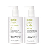 Gel douche THISWORKS Zone: rafraîchissant et revitalisant grâce à l'eucalyptus et l'encens.