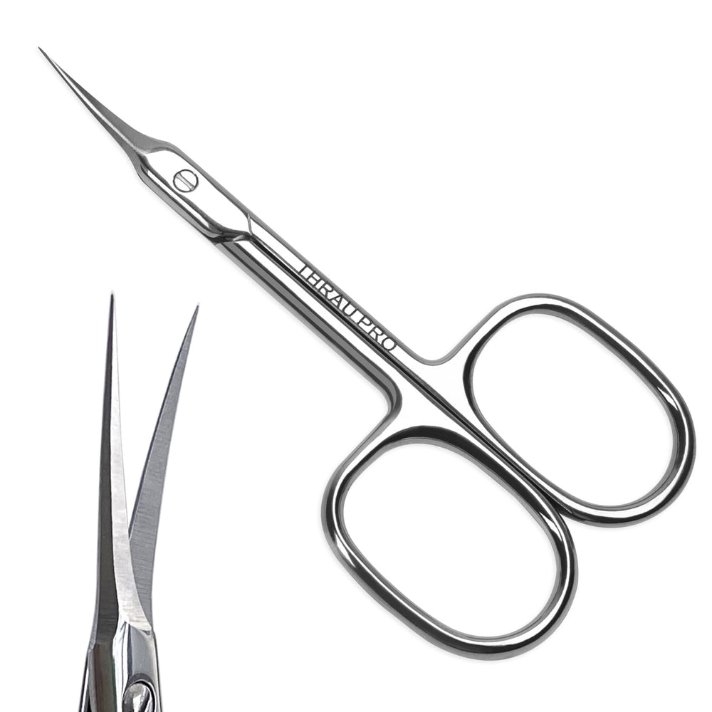 THRAU ciseaux-cuticule extrafine: pointe précise pour soins des ongles à domicile