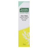 Gel Tea Tree Thursday Plantation dans emballage, soin ciblé pour peau à problèmes.