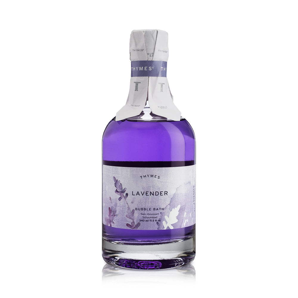 Bouteille Thymes Lavande prêt à offrir un moment spa à la maison.