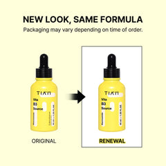 TIAM Vita B3 Source Serum — gouttes et pipette pour une application précise.
