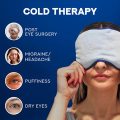 Masque TICLO'S yeux refroidissant avec face douce pour fraîcheur légère.
