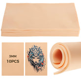 Tideme plaque-pratique peau 12x8 double-face pour entraînement des tatouages