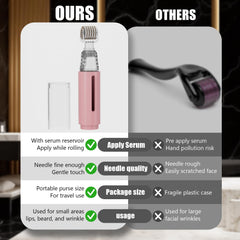 TIDEWISH Derma Roller visage cible les rides fines autour des yeux.