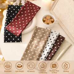 Bandeau pois Tiefebene: tissu doux et respirant pour le yoga.