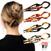 Épingle Tiefebene Prestige tortue: maintien élégant pour cheveux fins