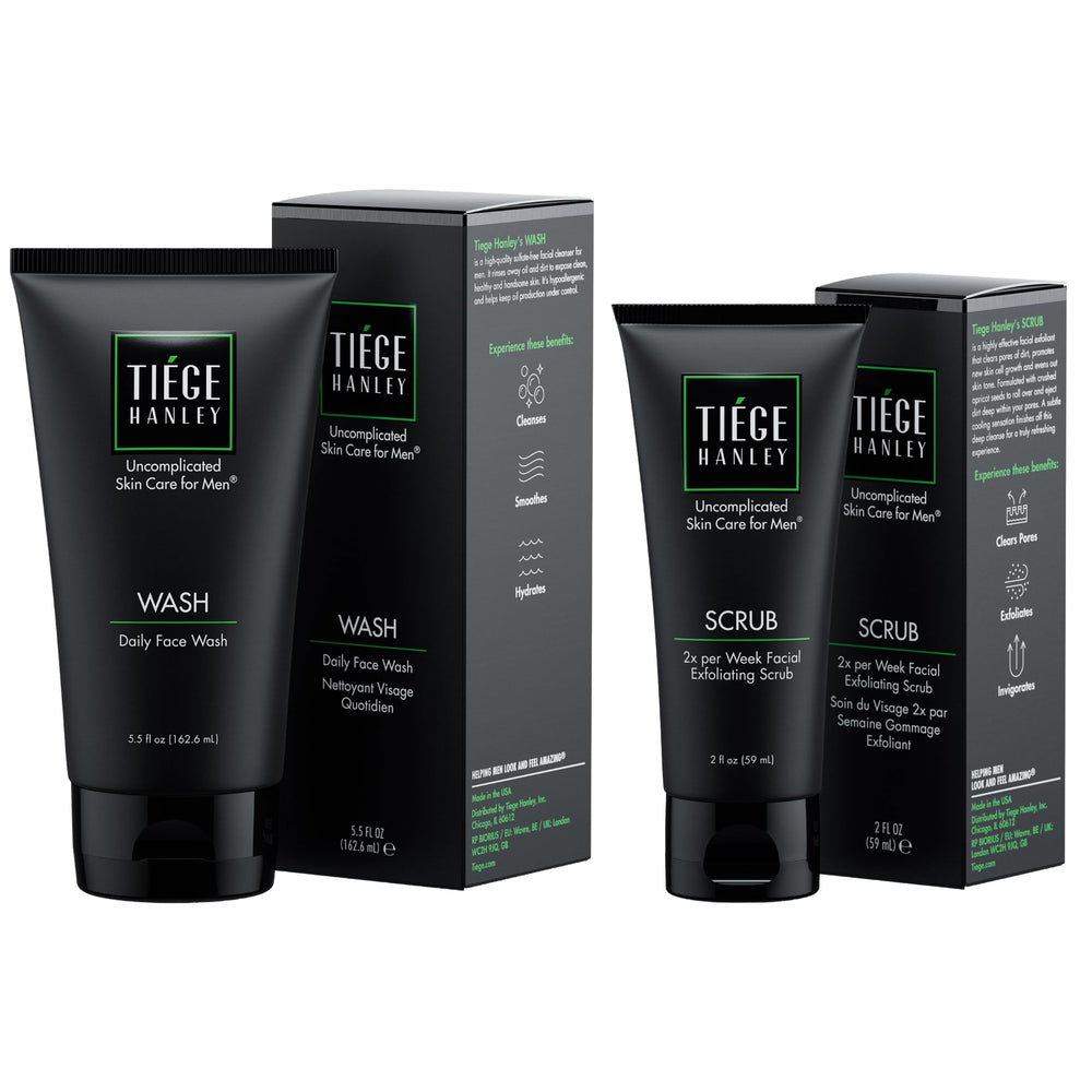Tiege Hanley Lavage Visage Homme – nettoie en douceur sans dessécher, pour une peau équilibrée.