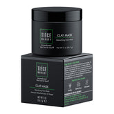 Tiege Hanley masque-argile-detoxifiant-visage-hommes, purifie et matte la peau.