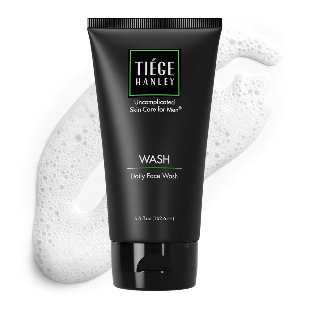 Nettoyant visage Tiege Hanley bouteille pour une peau propre et prête au soin