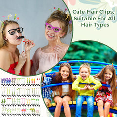 Barrettes Tigeen Germe Papillon, détail charmant pour cheveux lors d’événements.