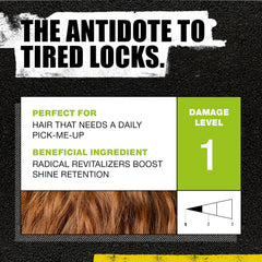 Bed Head TIGI Après-shampoing Re-Energize: nourrit les longueurs et redonne de la douceur.