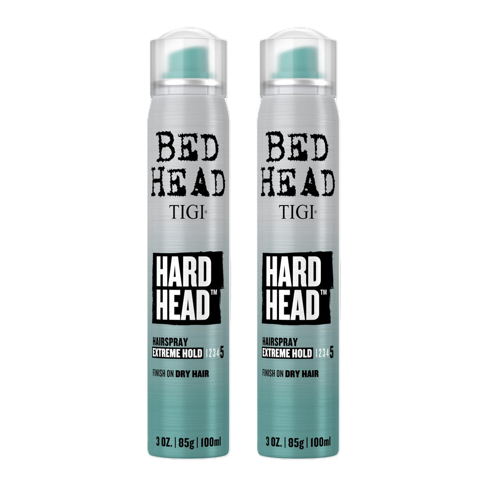 TIGI Bed Head Mini Hard Head Spray, spray coiffant mini durable pour un coiffage rapide et voyage.