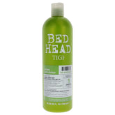 TIGI Bed Head Urban Antidotes Re-Energize bottle pouring for revitalized hair