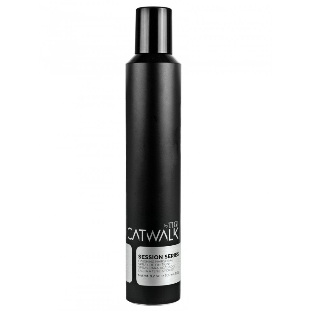 Laque finisseur TIGI Catwalk Session Series pour tenue flexible et brillance naturelle