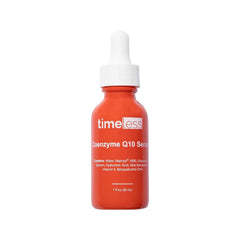 Timeless Skin Care Coenzyme Q10 Serum : bouteille claire prête pour l'hydratation quotidienne