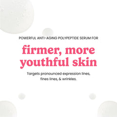 Timeless Skin Care Matrixyl Synthe6 Serum – étiquette claire et emballage élégant pour une routine simple.