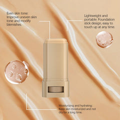 TIMLIFE stick-texture-naturelle fond doucement pour un aspect sans épaisseur.