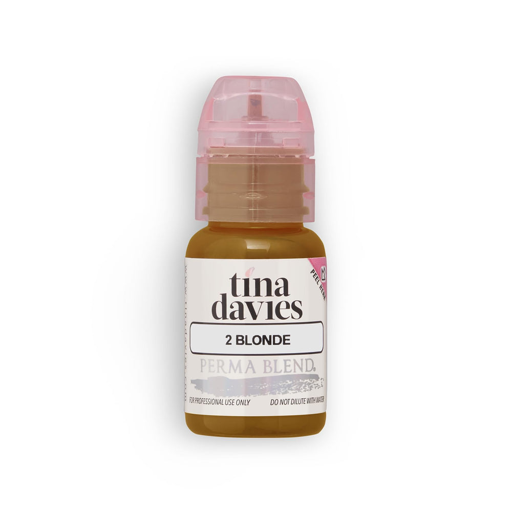 tina davies pro blonde pigment sourcils: teinte naturelle et durable.