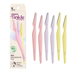 Rasoir dermaplanage Tinkle Everglow ensemble 6 pièces, dermaplanage précis