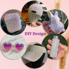 TINKRSTUFF paillettes résine AB 5 mm pour accents brillants sur accessoires