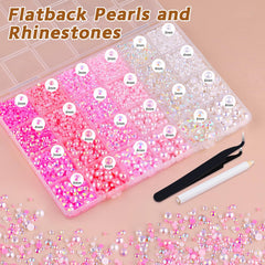 TINKRSTUFF perles dos plat 3-4-6-8mm pour designs variés sur décorations.